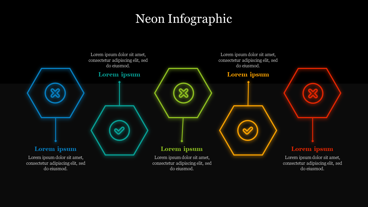 Neon Infographic